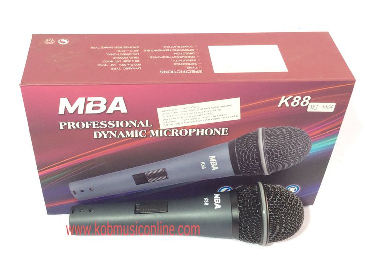 ไมค์โครโฟน ยี่ห้อ MBA รุ่น K88 สินค้าใหม่ ราคา 490 บาท รูปที่ 4