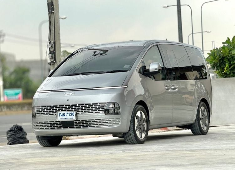 Hyundai Staria 2022 2.2 SEL Van ดีเซล ไม่ติดแก๊ส เกียร์อัตโนมัติ เทา รูปที่ 3