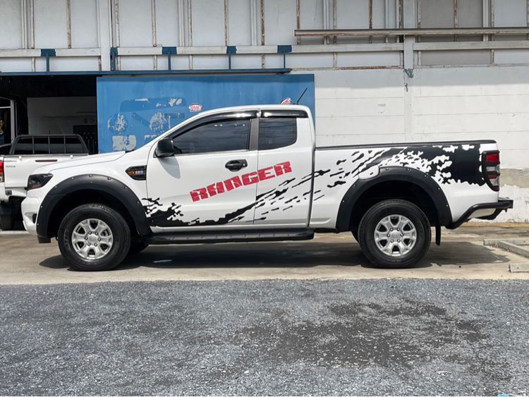 Ford Ranger 2019 2.2 Hi-Rider XL Plus Pickup ดีเซล ไม่ติดแก๊ส เกียร์ธรรมดา ขาว รูปที่ 2