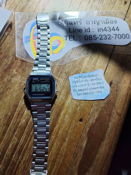 นาฬิกา Casio a158w ของแท้ รูปที่ 2