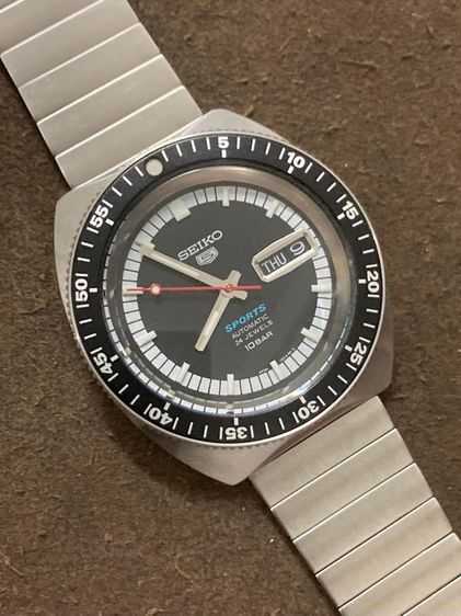 นาฬิการุ่นดั้งเดิมจากปี 1968 มา Re-creation of the first ครบรอบ55ปีตั้งเวลาแฮ็คเข็มวินาทีได้มา สภาพสวยแชมป์ Diver’s Watch Seiko 5 Sports 55 รูปที่ 8