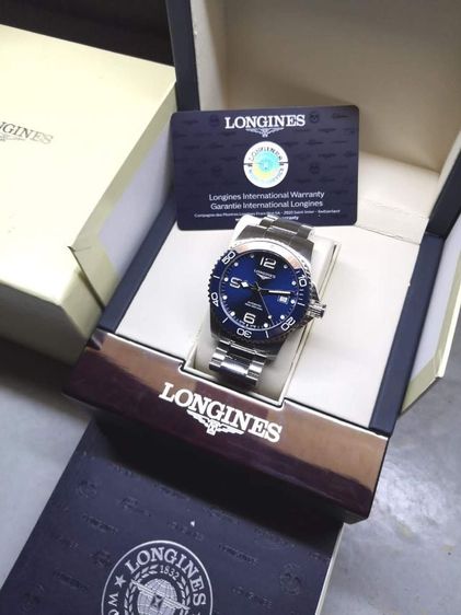 LONGINES​ HYDRO​CONQUEST​ 300​M.​ BLUE​ 41MM.​ AUTOMATIC​ FULL​ SET​ รูปที่ 13