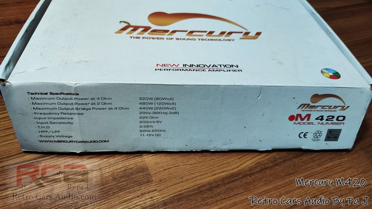 เพาเวอร์แอมป์ Mercury M420 รูปที่ 2