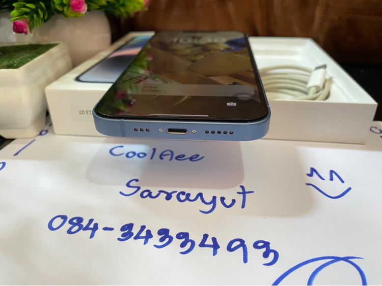 iPhone14 128GB ศูนย์ไทย ประกันเหลือกุมภาพันธ์2568 รูปที่ 6