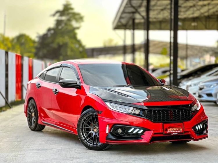 Honda Civic 2018 1.8 EL i-VTEC Sedan ดีเซล เกียร์อัตโนมัติ แดง รูปที่ 4