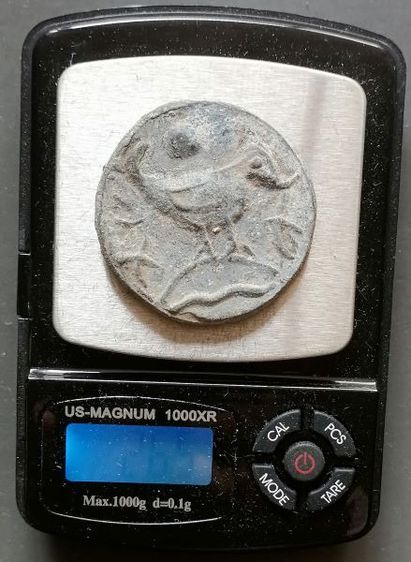 เหรียญโบราณ รูปนก ด้านหลังรูปควาย รูปที่ 3