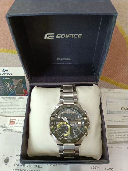 นาฬิกาข้อมือผู้ชาย  EDIFICE รุ่น ECB-C10 ของแท้ ส่งต่อสภาพดี เจ้าของลงขายสิ้นค้าเอง รูปที่ 11