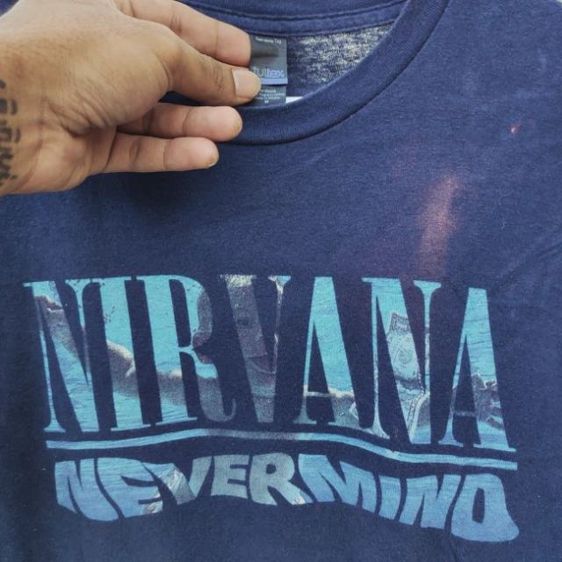 เสื้อวง Nirvana 2018 Tultex Tag  รูปที่ 4