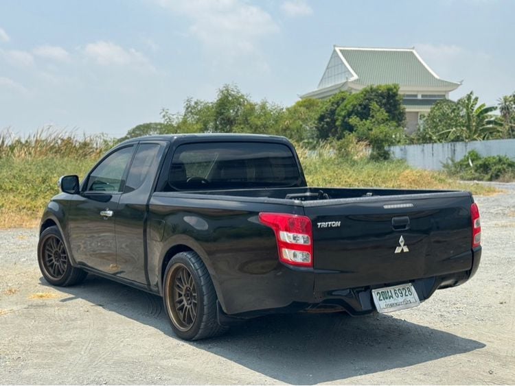 Mitsubishi Triton 2019 2.5 GLX Pickup ดีเซล ไม่ติดแก๊ส เกียร์ธรรมดา ดำ รูปที่ 4