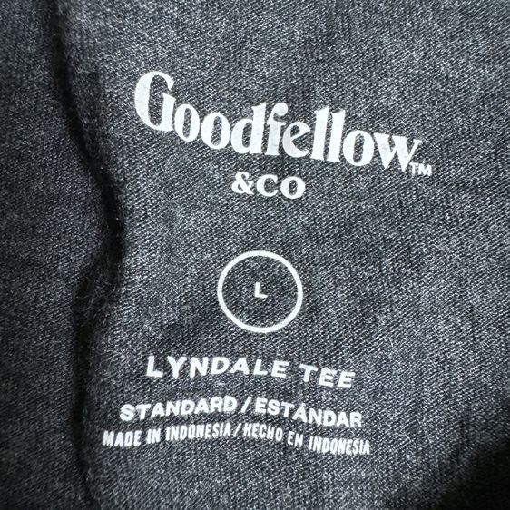 เสื้อยืดผ้านิ่ม ทรงหล่อ Goodiellow​ แบรนด์​ดี สภาพ​ใหม่​มาก​ Size L​ รูปที่ 3