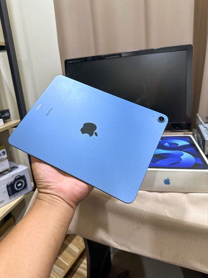 iPad Air 5 64GB M1 Blue Wi-Fi สวยๆ ทำงาน ดูหนังฟังเพลง เล่นเกม ใช้งานปกติ ขอรูปสอบถามได้ครับ รูปที่ 2