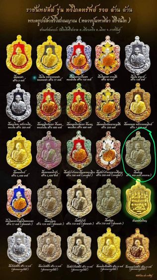 เหรียญราชันย์พยัคฆ์ หลวงปู่ศิลา รุ่น ทวีโภคทรัพย์ รวยล้านล้าน เนื้อชนวน จัดสร้าง 999 องค์  รับประกันพระแท้ รูปที่ 7