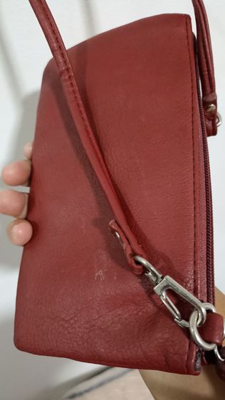 กระเป๋าหนังสีแดงปักมุดดาว รูปที่ 3