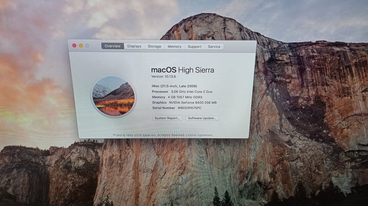 iMac 21.5" Core2Duo Mid2009 พร้อมใช้งาน  รูปที่ 2