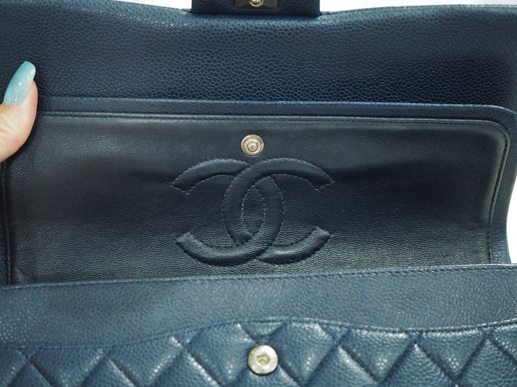Chanel Classic Flap 10 Caviar รูปที่ 14