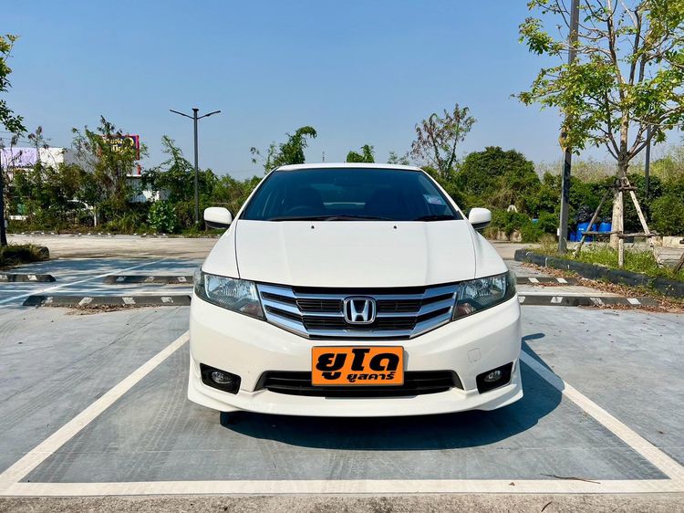 Honda City 2012 1.5 S Sedan เบนซิน ไม่ติดแก๊ส เกียร์อัตโนมัติ ขาว รูปที่ 2