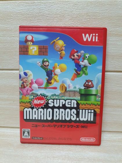เครื่องเกมส์นินเทนโด ขายแผ่นเกมส์ Nintendo Wii  mario wii แผ่นแท้ญี่ปุ่น สภาพดี ขาย 65 บาท ส่งkerry35