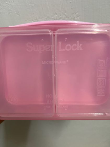 กล่องข้าว แยกถาด 2 ช่อง Super Lock 890 ml  ขนาด 17x11.5x5 cm sanrio แท้ ใหม่พร่อมส่ง รูปที่ 8