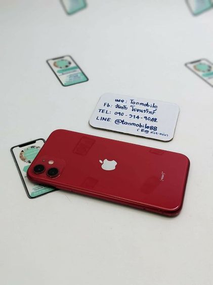 ขาย  เทิร์น iPhone 11 Red 128 Gb ศูนย์ไทย มีตัวเครื่อง และกล่อง ไม่มีอุปกรณ์อื่น ถูกๆ เพียง 6,990 บาท ครับ  รูปที่ 2