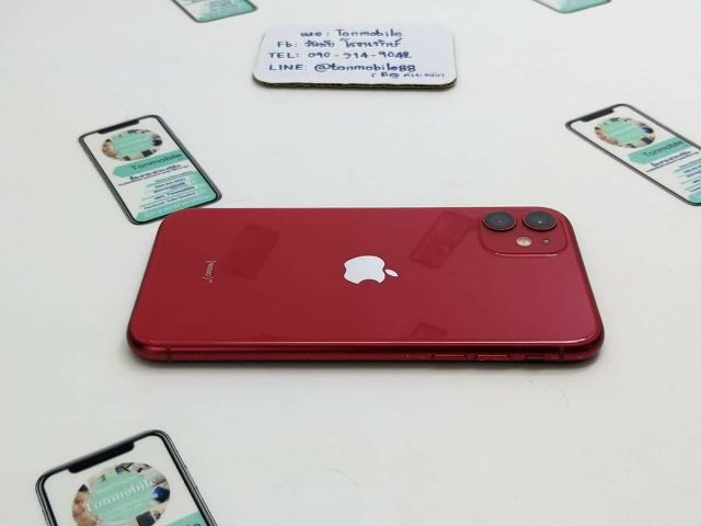 ขาย  เทิร์น iPhone 11 Red 128 Gb ศูนย์ไทย มีตัวเครื่อง และกล่อง ไม่มีอุปกรณ์อื่น ถูกๆ เพียง 6,990 บาท ครับ  รูปที่ 5