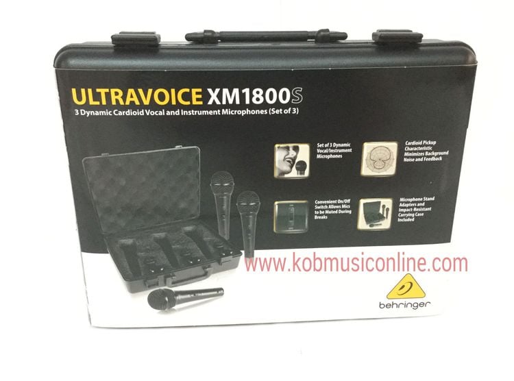 ไมโครโฟน ยี่ห้อ Behringer รุ่น XM1800S สินค้าใหม่ ราคาชุด 1,950 บาท 
