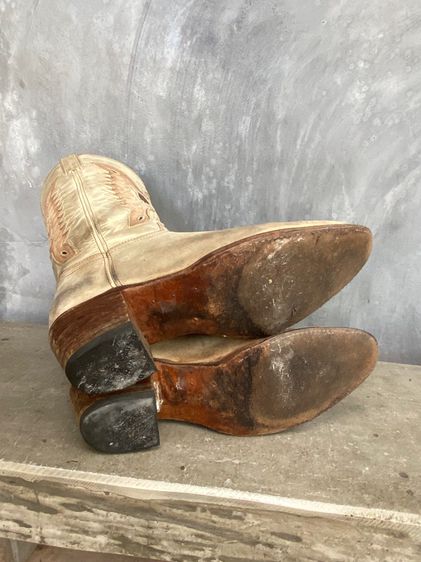 รองเท้าบูทคาวบอย หนังแท้  สไตล์คาวบอยตะวันตก Made in Mexico รูปที่ 5
