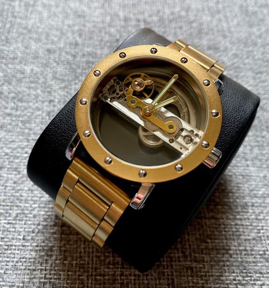 Automatic Skeleton Vintage Watch รูปที่ 6