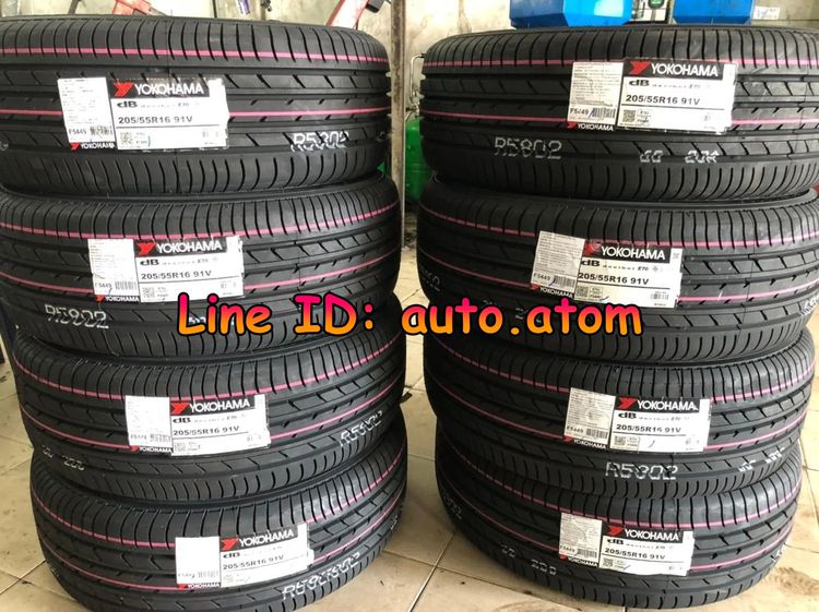 ขาย ยาง Yokohama 205-55-16 (E70) ใหม่ ปี 25 รูปที่ 4
