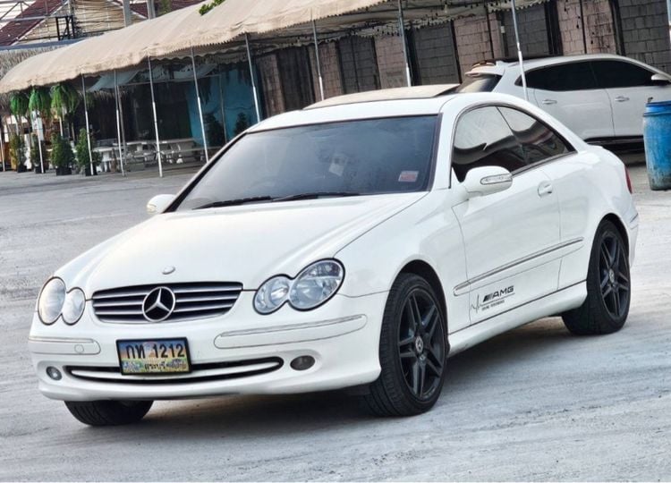 รถ Mercedes-Benz CLK-Class CLK200 สี ขาว