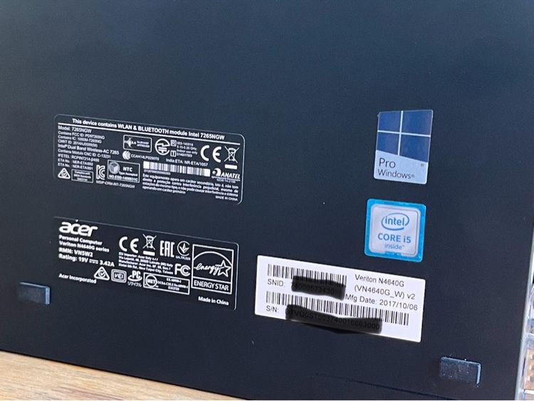 Mini PC Acer รุ่น N4640G CPU Core i5-6400T ฮาร์ดดิสก์ SSD มือสอง ต่อ Wifi ได้ พร้อมใช้งาน รูปที่ 10