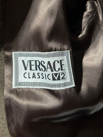 เสื้อคลุมผ้าwool วินเทจ Versace รูปที่ 2
