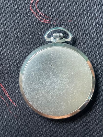 นาฬิกาพกไขลานหน้ากระเบื้องอายุ100กว่าปี vintage pocket watch Cyma mechanical  รูปที่ 3
