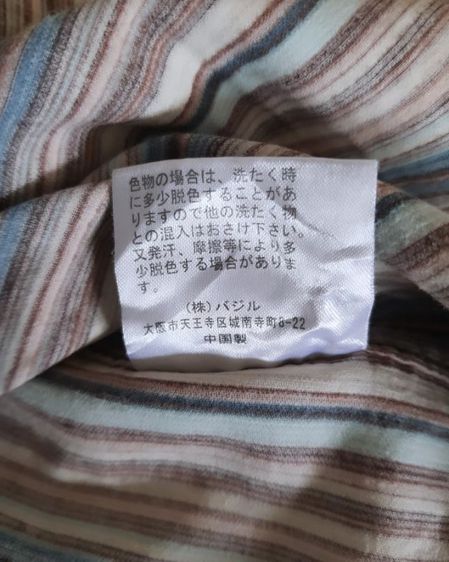 เสื้อเชิ้ตแขนยาววินเทจ แบรนด์MICHIKO LONDON KOSHINO แท้มือ✌สภาพดี ไม่มีตำหนิ ผ่านทำความสะอาดเรียบร้อยแล้วค่ะ (ส่งฟรี) รูปที่ 9