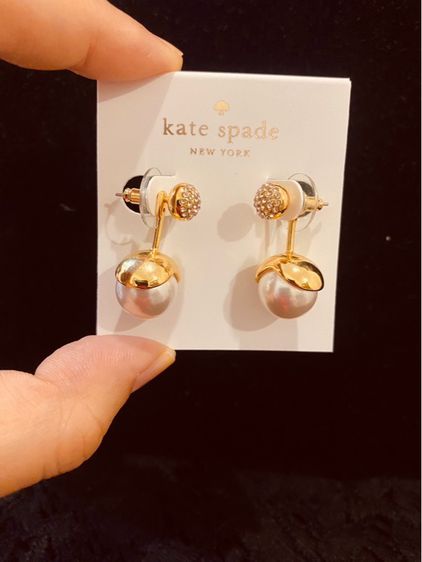 Kate Spade ต่างหูKate Spade Golden Acorn Pearl Drop Earrings รูปที่ 12