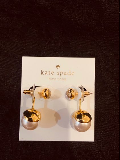 Kate Spade ต่างหูKate Spade Golden Acorn Pearl Drop Earrings รูปที่ 13