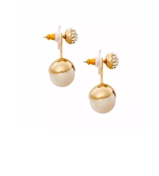 Kate Spade ต่างหูKate Spade Golden Acorn Pearl Drop Earrings รูปที่ 6