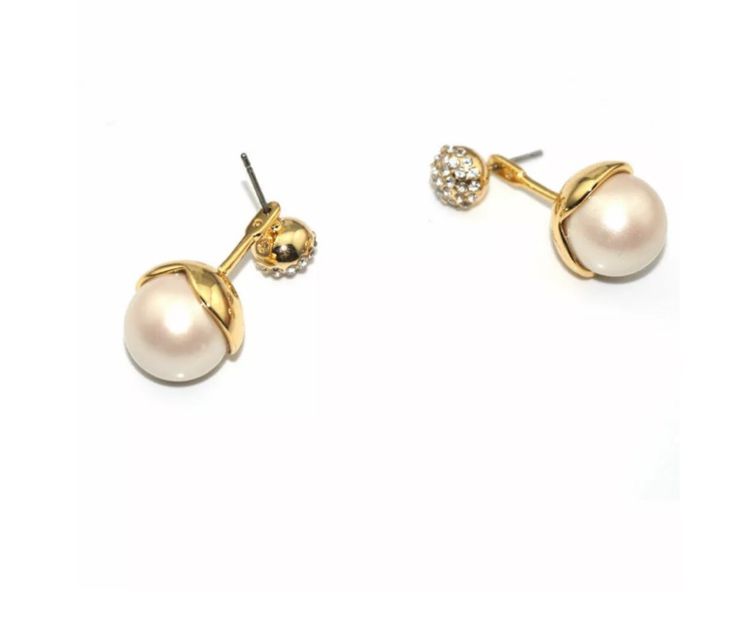 Kate Spade ต่างหูKate Spade Golden Acorn Pearl Drop Earrings รูปที่ 8
