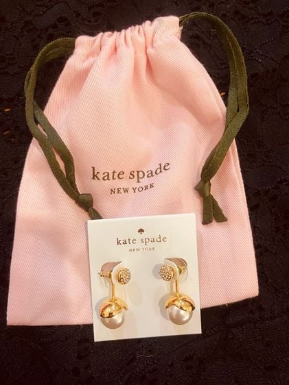 Kate Spade ต่างหูKate Spade Golden Acorn Pearl Drop Earrings