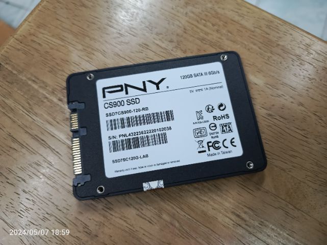 120GB SSD SATA PNY CS900 (SSD7CS900-120-RB) รูปที่ 2