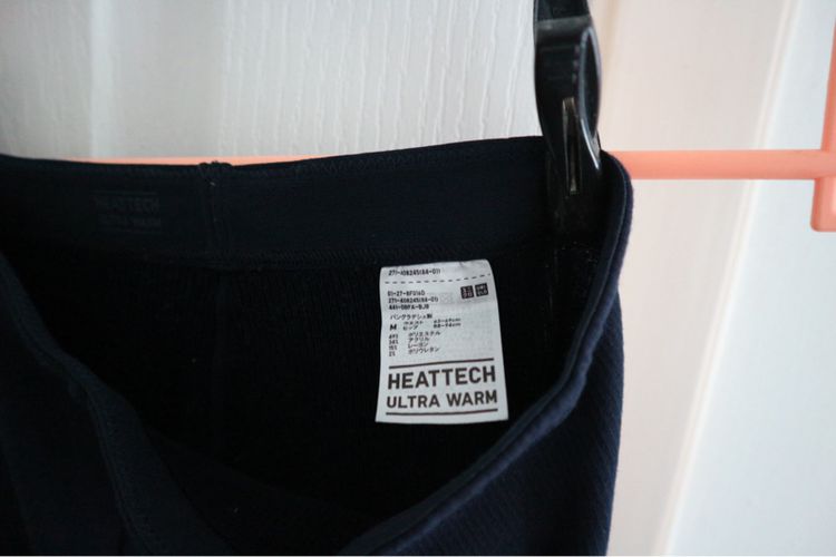 กางเกงฮีทเทค ยูนิโคล่ รุ่น heattech ultra warm สกรีนขอบ (หญิง) M รูปที่ 2