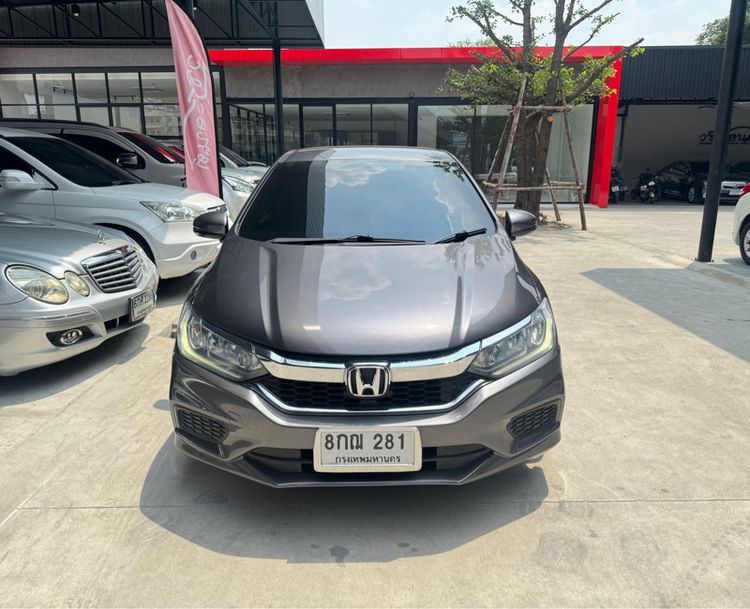 Honda City 2019 1.5 S i-VTEC Sedan เบนซิน ไม่ติดแก๊ส เกียร์อัตโนมัติ เทา รูปที่ 2
