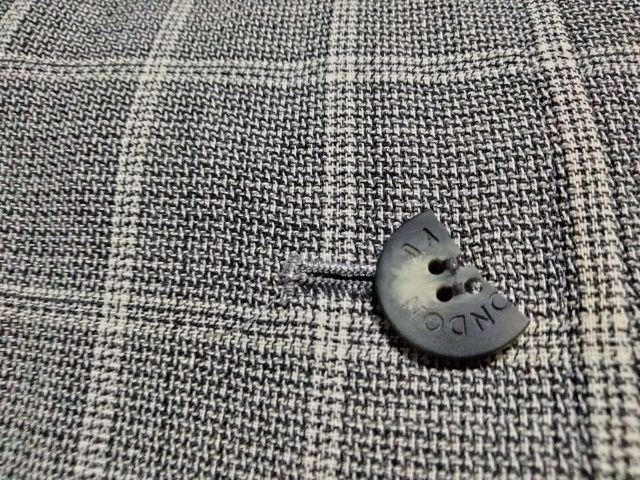 เสื้อสูท blazer ป้าย Woolmark แบรนด์ DAKS made in japan(11AR)สีเทาลายสก๊อต รูปที่ 13