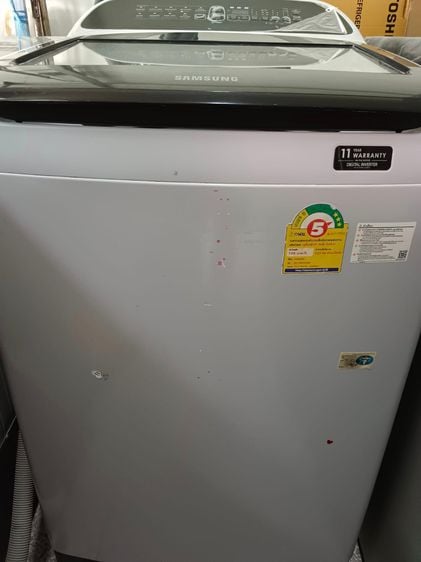 Samsung เครื่องซักผ้าอัตโนมัติ ฝาบน ซัมซุง 12กิโล สภาพดี ใช้งานปกติ