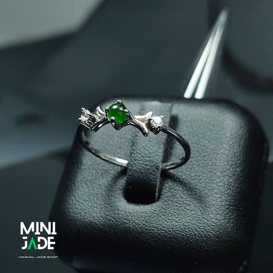 แหวนหยก jadeite เนื้อแก้วใส รูปที่ 3