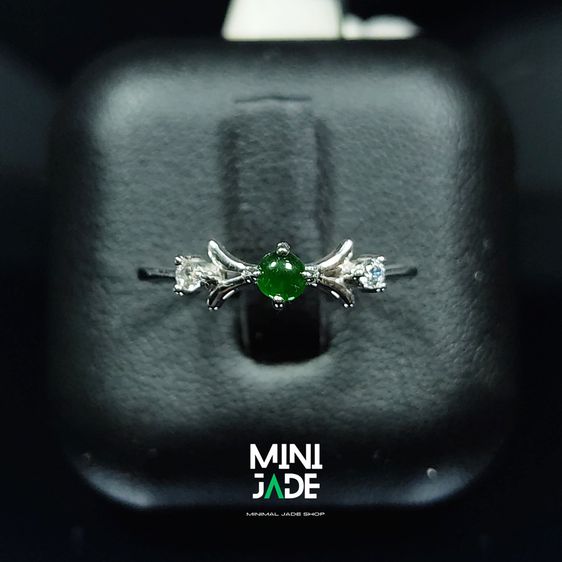 แหวนหยก jadeite เนื้อแก้วใส รูปที่ 5