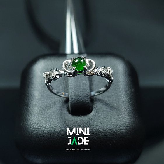 แหวนหยก jadeite เนื้อแก้วใส รูปที่ 4