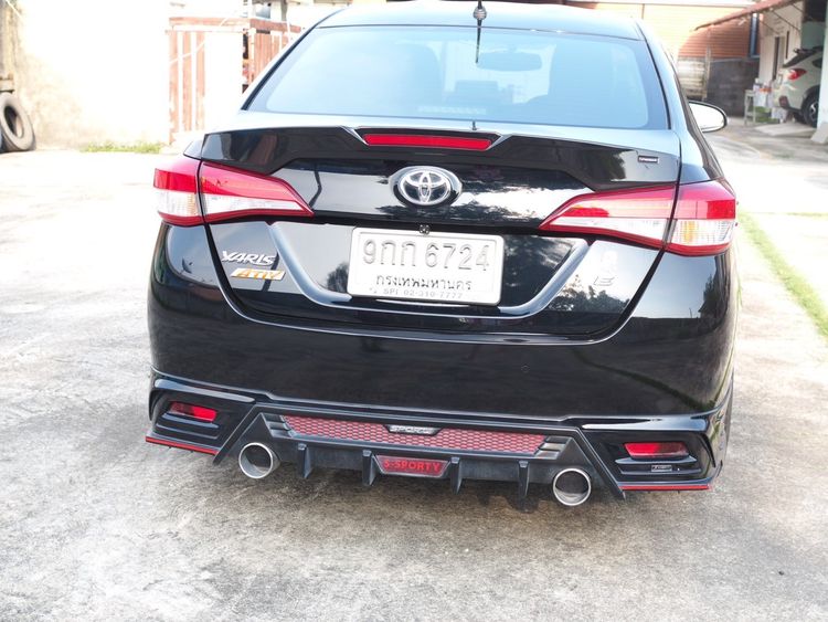 Toyota Yaris ATIV 2019 1.2 Mid Sedan เบนซิน ไม่ติดแก๊ส เกียร์อัตโนมัติ ดำ รูปที่ 3