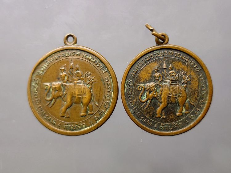 เหรียญพระนรเศวร รุ่นต้านศึก เนื้อทองแดง (หลวงปู่โต๊ะ หลวงปพ่อมุ่ย ร่วมปลุกเสก) จ.สุพรรณบุรี พ.ศ.2508 หายาก รับประกันแท้ รูปที่ 6
