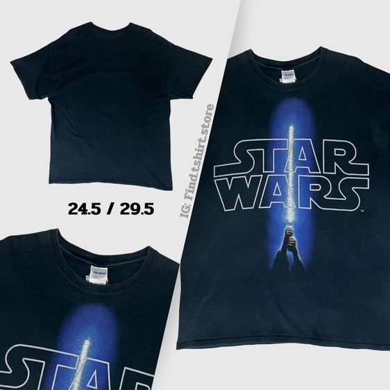เสื้อStar Wars Logo and Saber  รูปที่ 2