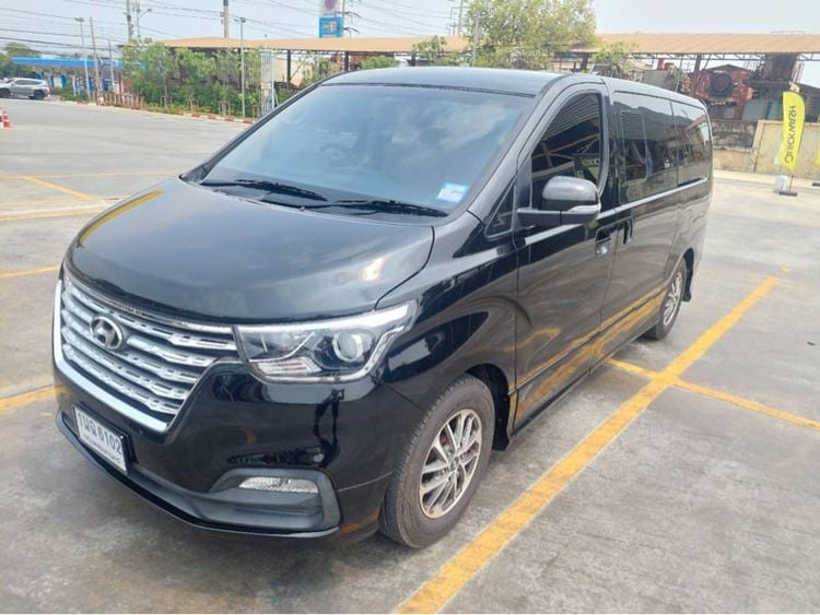 Hyundai H-1  2019 2.5 Elite Plus Van ดีเซล ไม่ติดแก๊ส เกียร์อัตโนมัติ ดำ รูปที่ 1